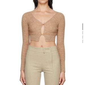 JACQUEMUS
Brown 'Le Cardigan Alzou' Cardigan